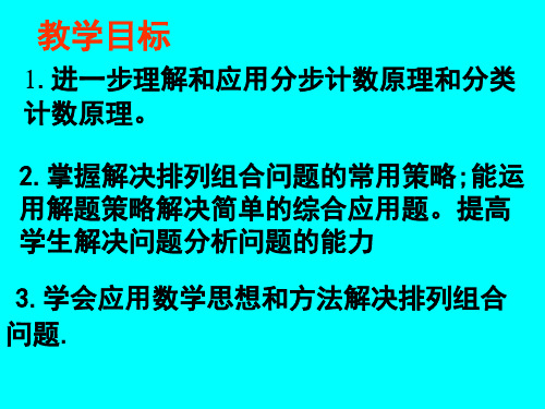 解排列组合问题的十七种常用策略