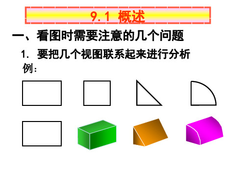 第九章看组合体的视图ppt课件