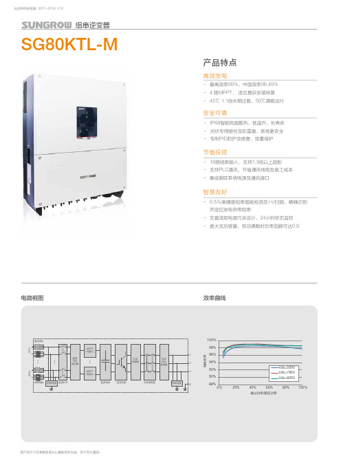 SG80KTL-M技术参数与指标