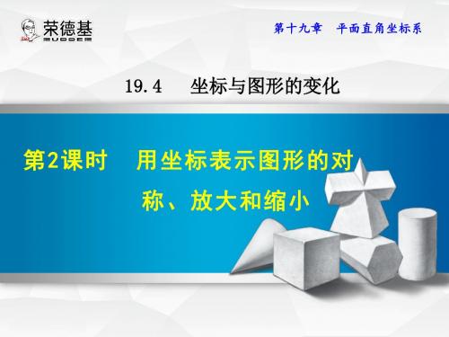 19.4.2  用坐标表示图形的对称、放大和缩小