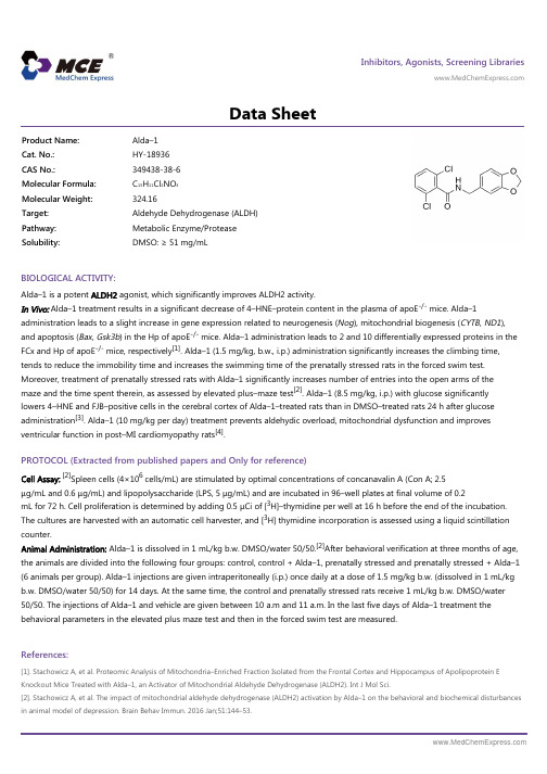 Alda-1_DataSheet_MedChemExpress