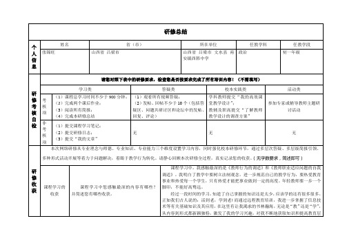 2014山西初中政治学科及教辅研修总结