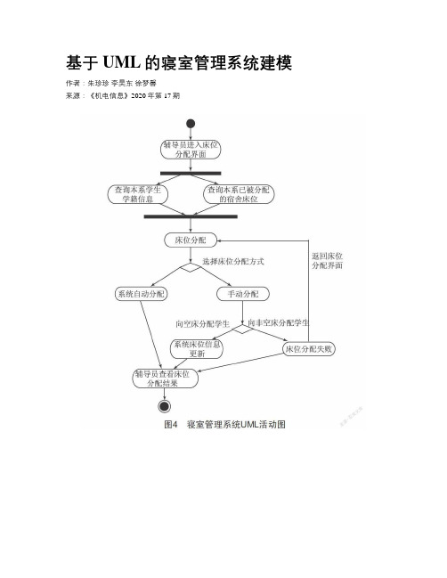 基于UML的寝室管理系统建模  