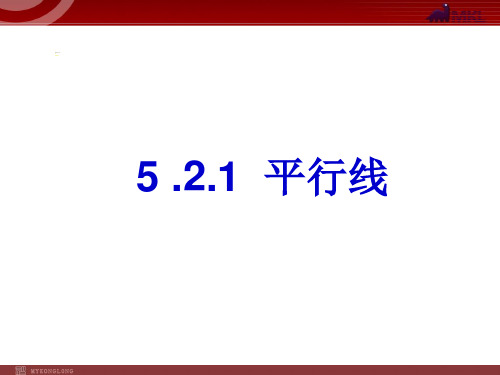 5.2.1平行线课件ppt