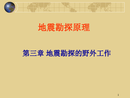第3章地震勘探的野外工作03讲解