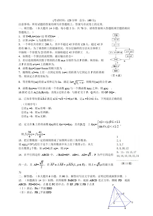 高三数学寒假作业冲刺培训班之历年真题汇编复习实战52529