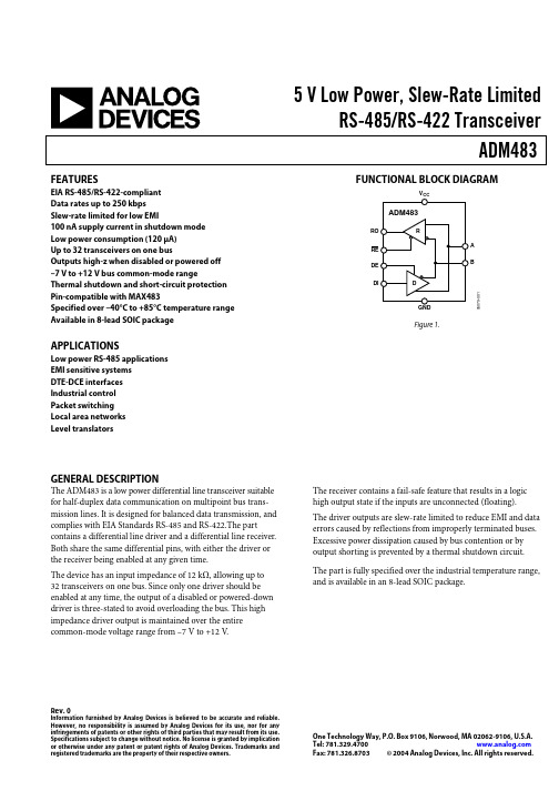 ADM483中文资料