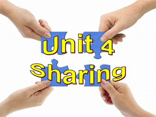 高中英语人教版选修七Unit4 Sharing Using Language课件(共32张PPT)