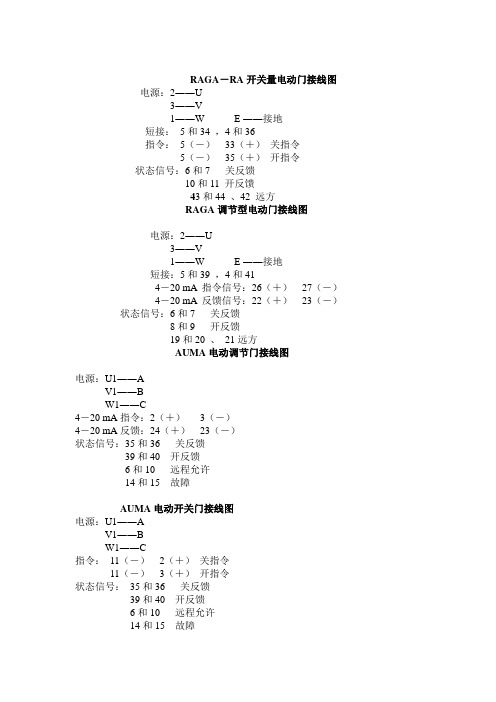 电动门接线图3