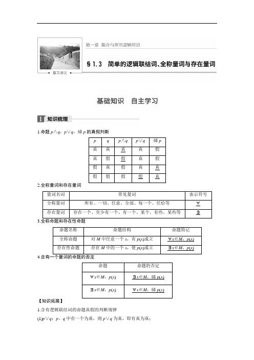 2018版高考数学理江苏专用大一轮复习讲义教师版文档第