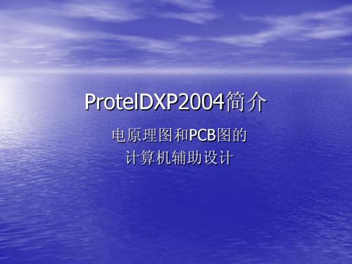 ProtelDXP2004演示文稿2