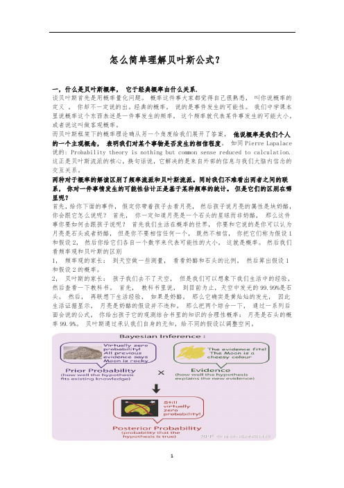 怎么简单理解贝叶斯公式