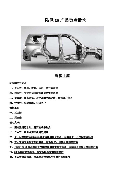 陆风X8六方位绕车介绍(现场版)分析