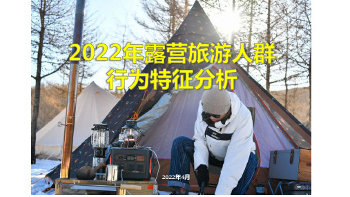 2022年露营旅游人群行为特征分析