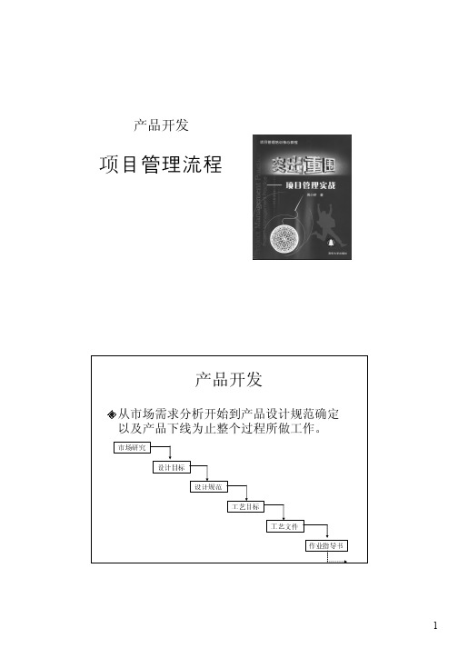 产品开发-项目管理流程