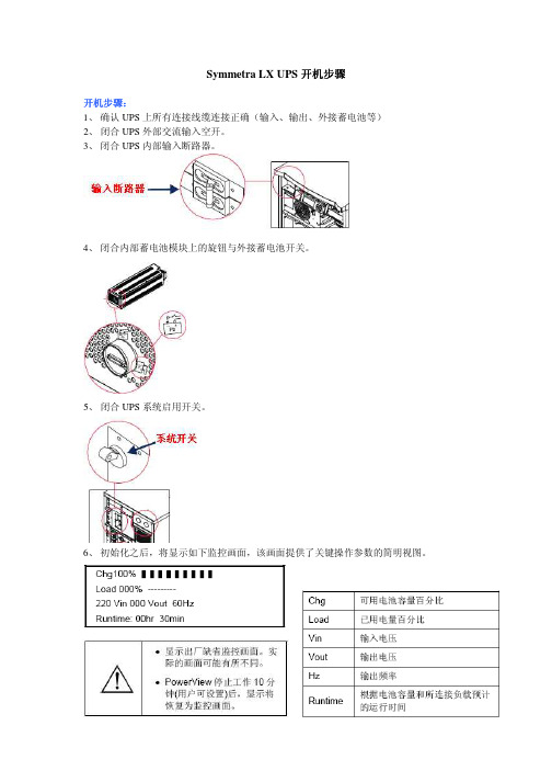 SY开机说明