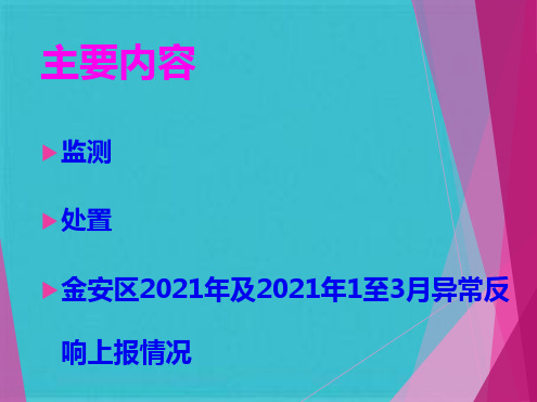 接种单位的预防接种异常反应监测和处置(共50张PPT)