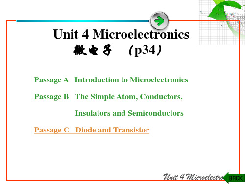 电子信息类专业英语 unit 4 Microelectronics