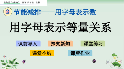 北师大版《等量关系》PPT优质课件