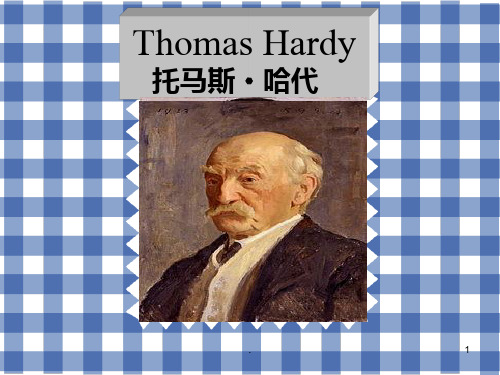 英文Thomas Hardy PPT课件