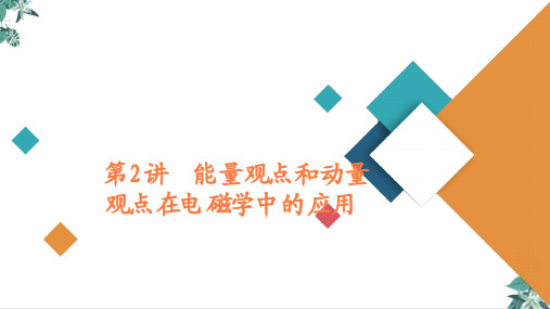 高考物理二轮复习PPT课件_专题能量观点和动量观点在电磁学中的应用