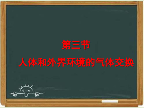 苏教版七年级生物下册《人体和外界环境的气体交换》课件-新版