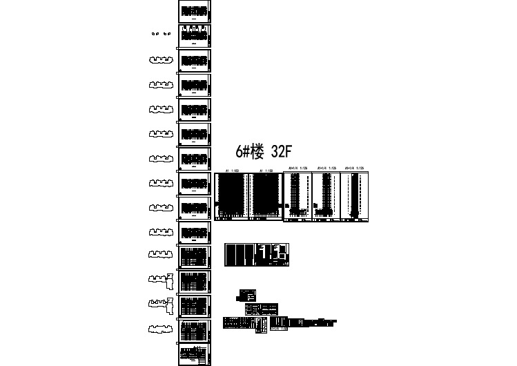 32层高层住宅楼建筑设计施工图纸