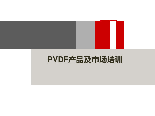pvdf产品及市场培训