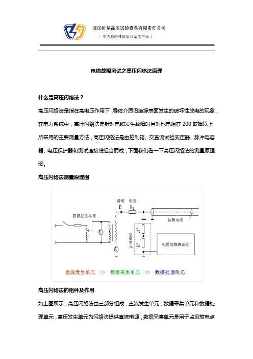 电缆故障测试之高压闪络法原理