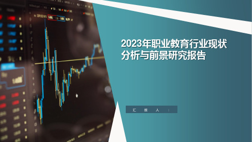 2023年职业教育行业现状分析与前景研究报告