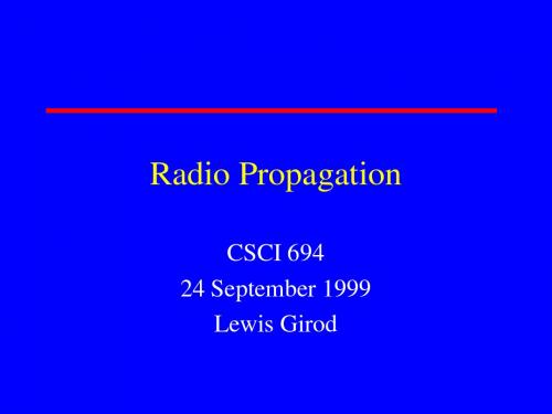 radio propagation