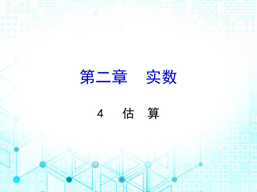 2.4估算-北师大版八年级数学上册课件(共21张PPT)