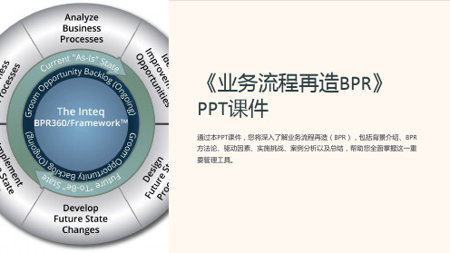 《业务流程再造BPR》课件