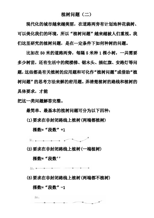 植树问题二