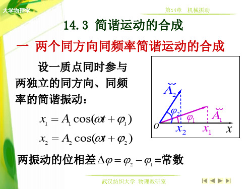 14.3 简谐运动的合成