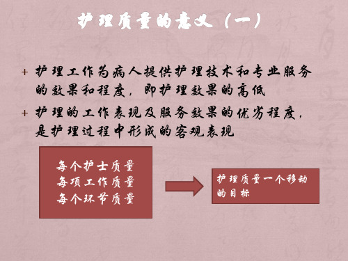 护理质量安全持续改进ppt课件46页