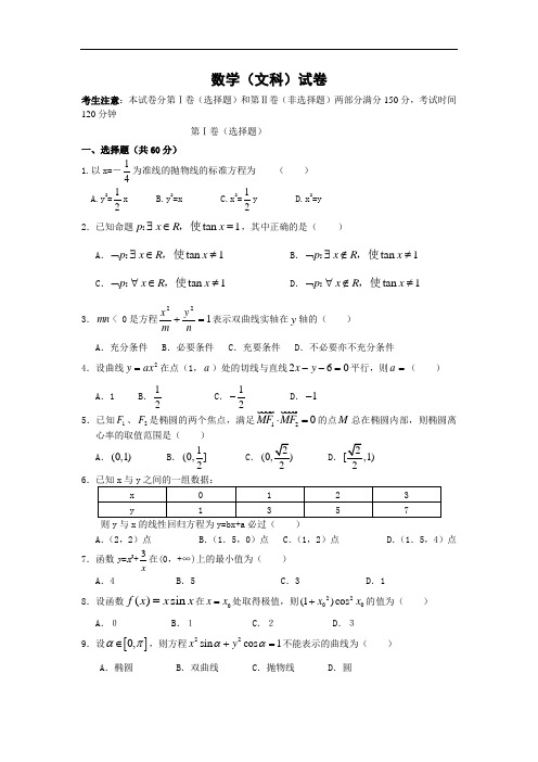 河北省永年县一中2017-2018学年高二上学期12月月考数