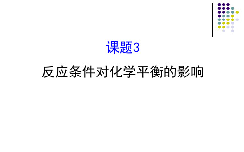 反应条件对化学平衡的影响(63张)