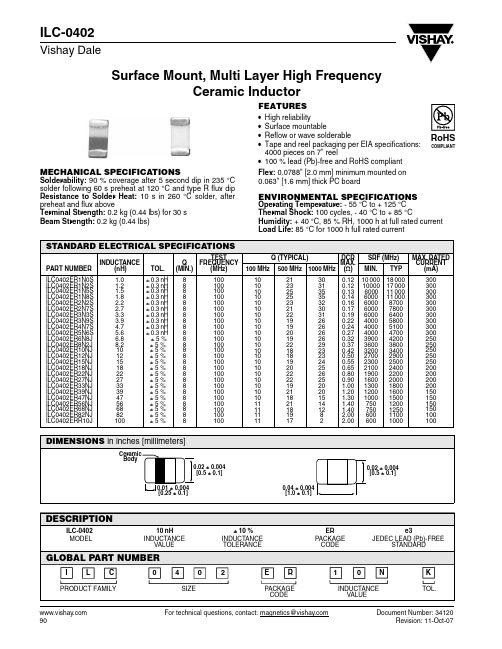 ILC-0402中文资料