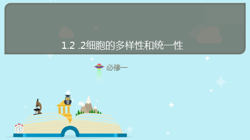 人教版高一生物必修一1.2细胞的多样性和统一性课件(共37张ppt)