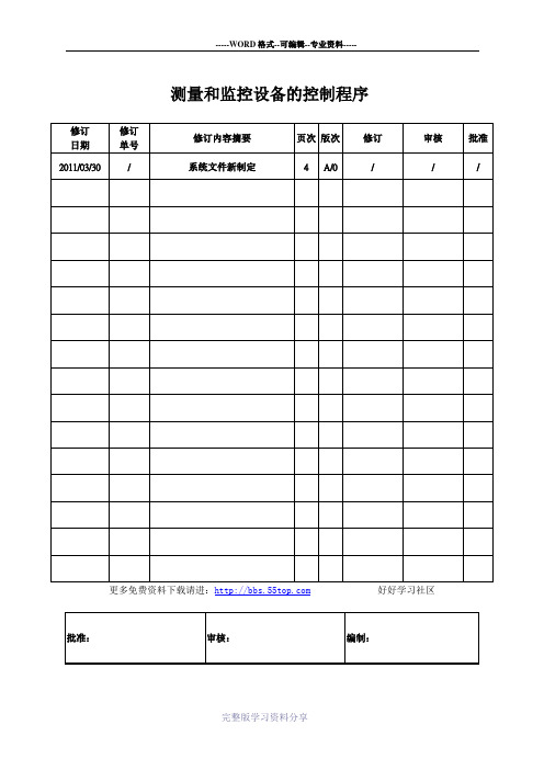 能源公司测量和监控设备的控制程序