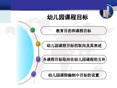 幼儿园课程目标