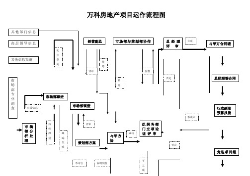 万科房地产项目运作流程图(doc19页)