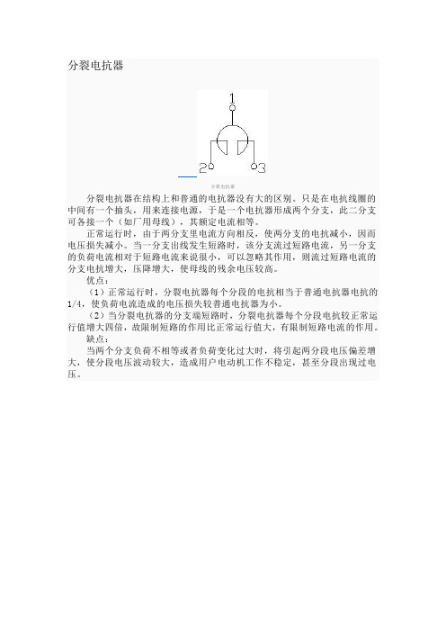 分裂电抗器