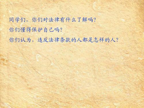 法律_生命的保护伞