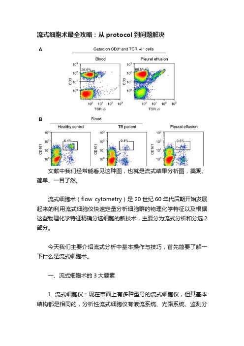 流式细胞术最全攻略：从protocol到问题解决