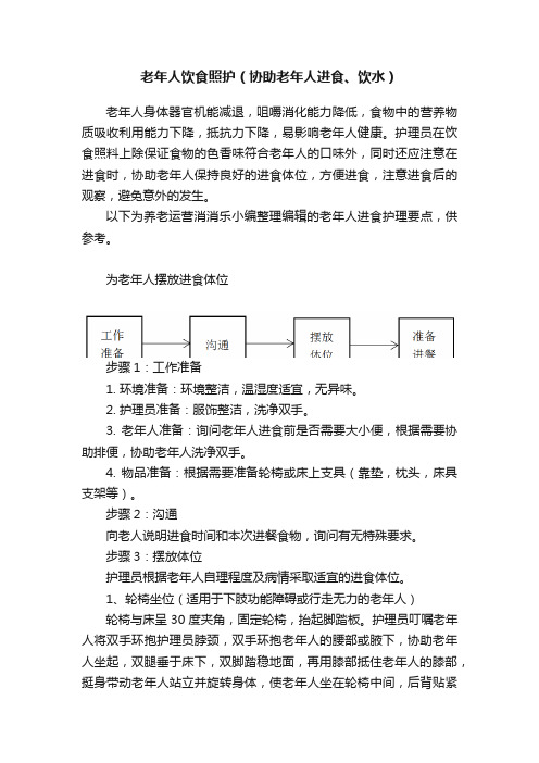 老年人饮食照护（协助老年人进食、饮水）
