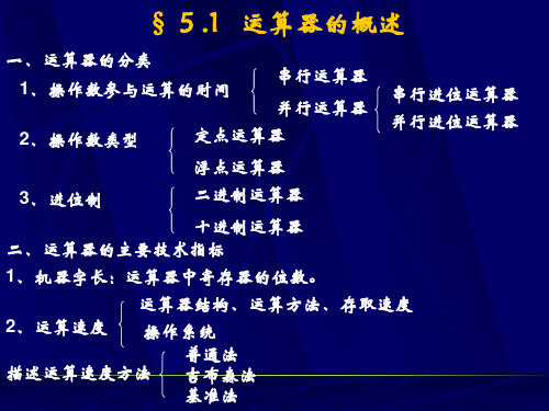 5 运算器