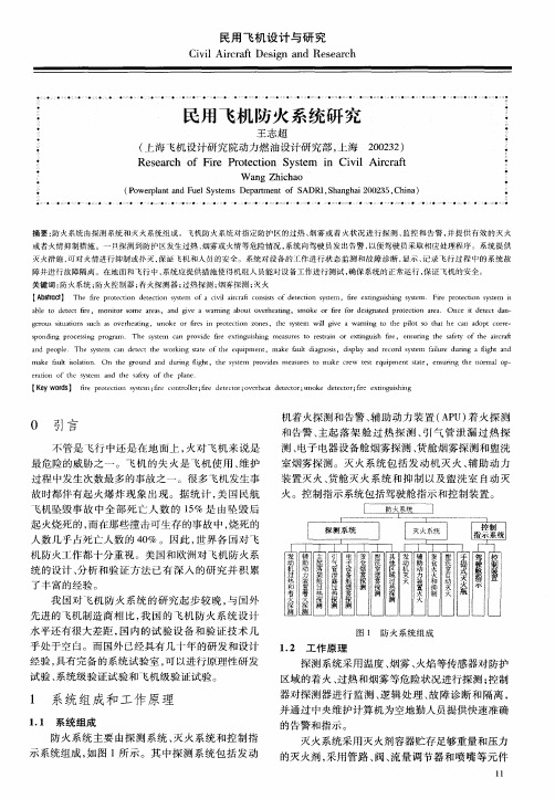 民用飞机防火系统研究