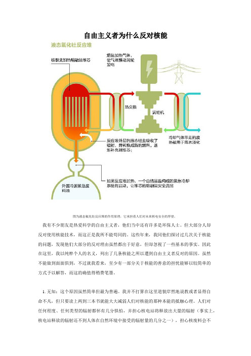 自由主义者为什么反对核能